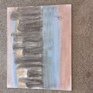 8 x 10 City Scape in Pastels.